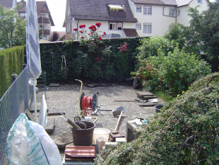 Holzterrasse vorher